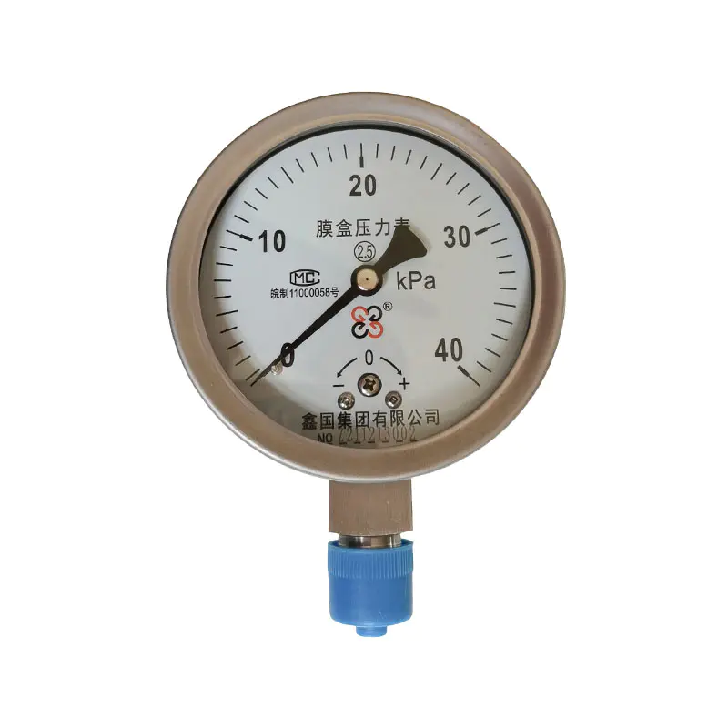 Membrankasten-Manometer der Serie XG/YE-100、 150